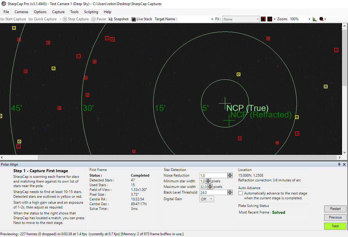 SharpCap - New feature in the latest SharpCap 3.1 beta... | Facebook