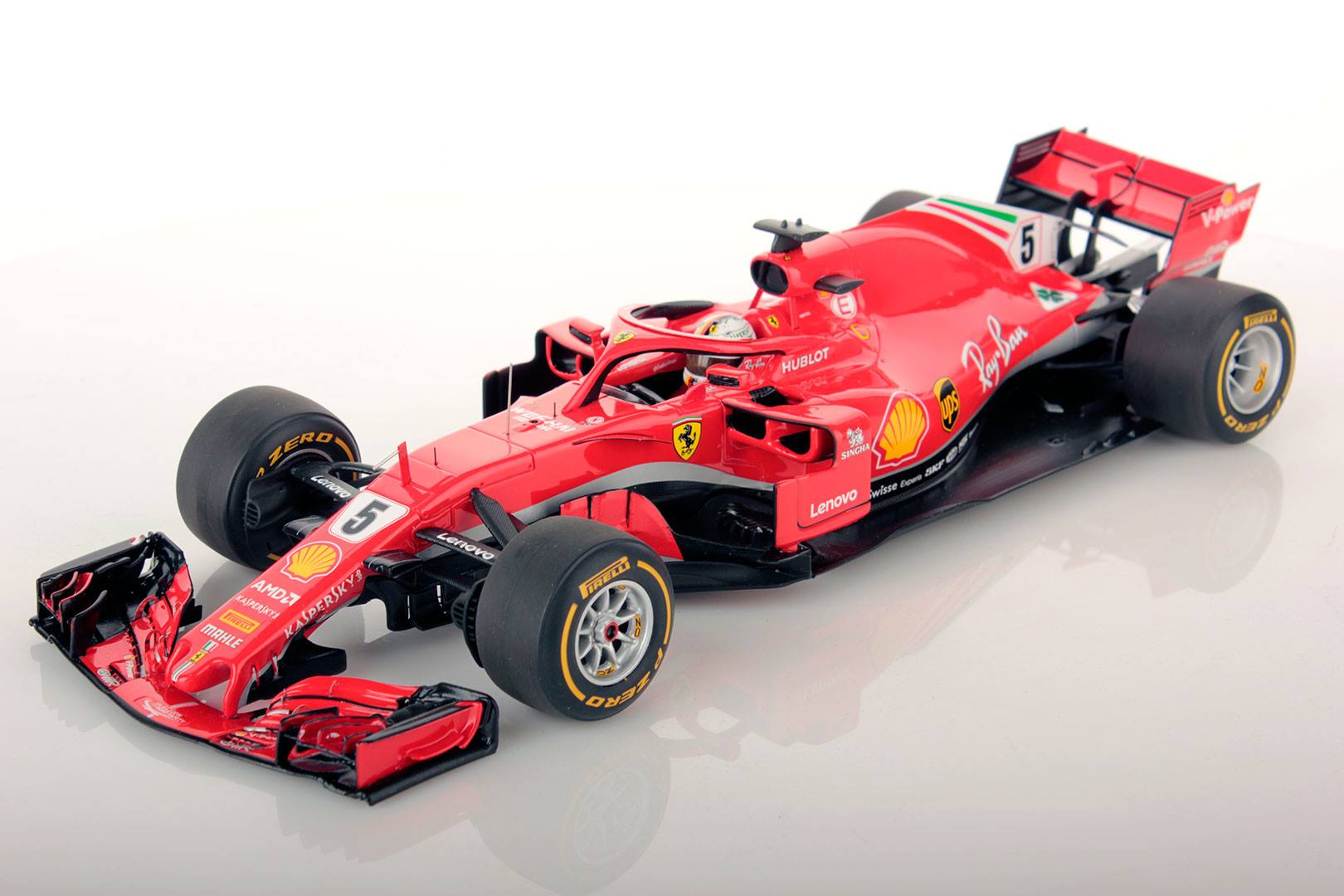1/18 Ferrari SF90 Singapore GP 2019 Winner Sebastian Vettel by