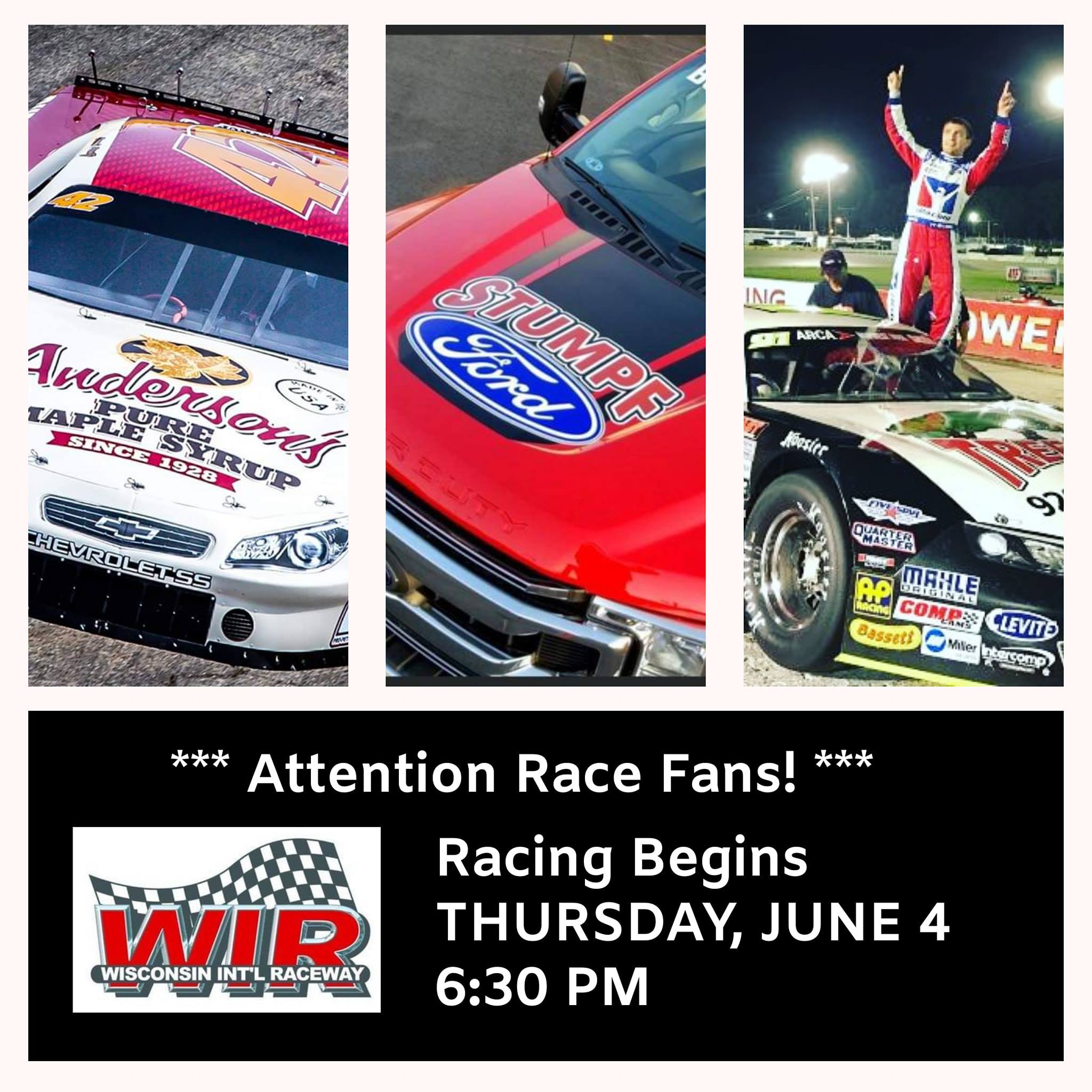Today is the day! The... - Wisconsin International Raceway