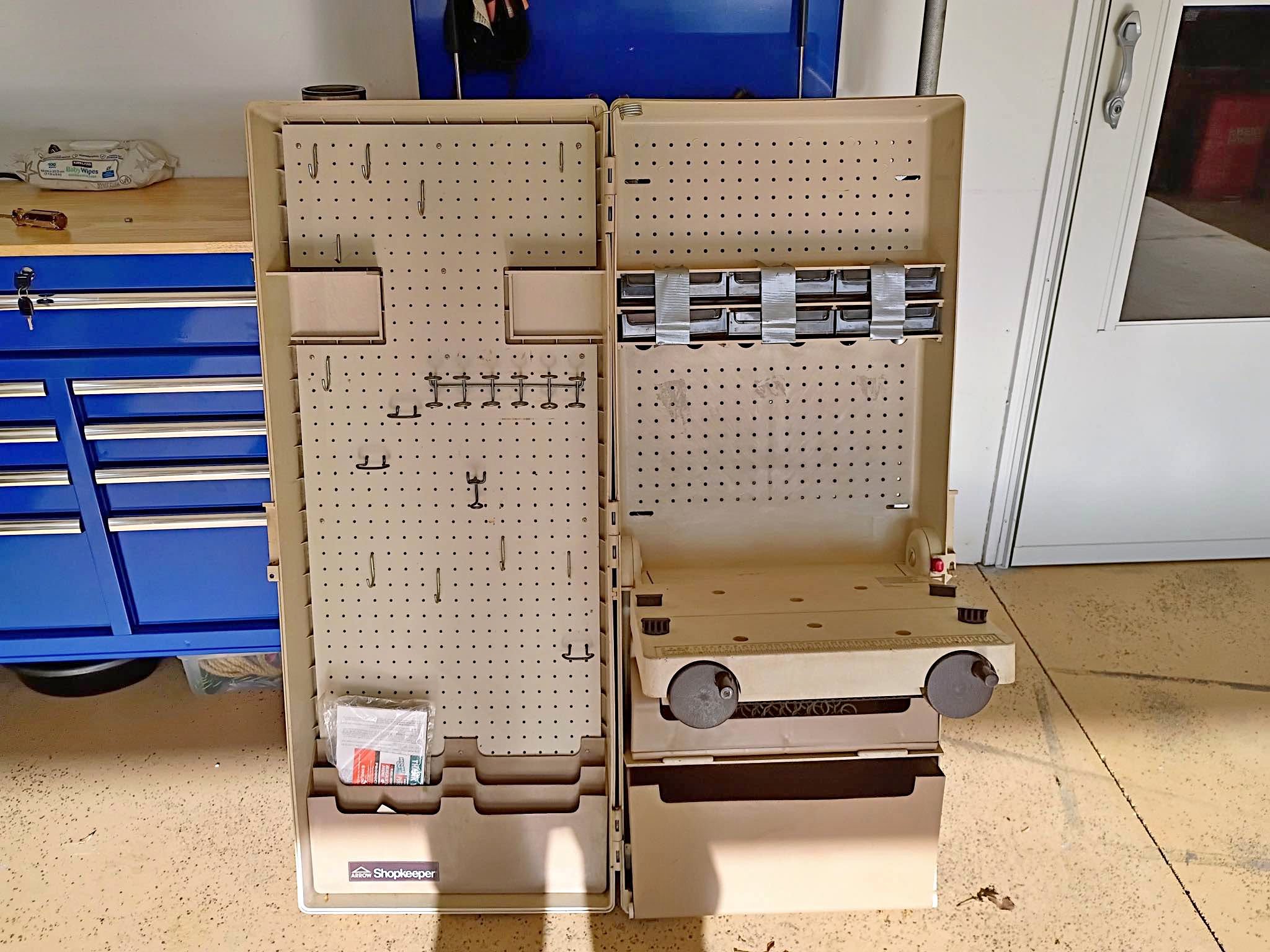 Shopkeeper Tool Storage with Workbench - Tool Boxes, Belts & Storage ...