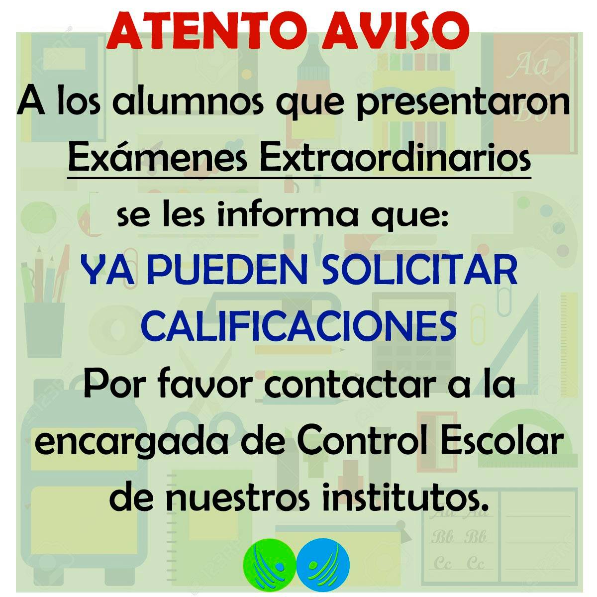 ATENTO AVISO - SECCIÓN SECUNDARIA Y PREPARATORIA - A los alumnos que ...