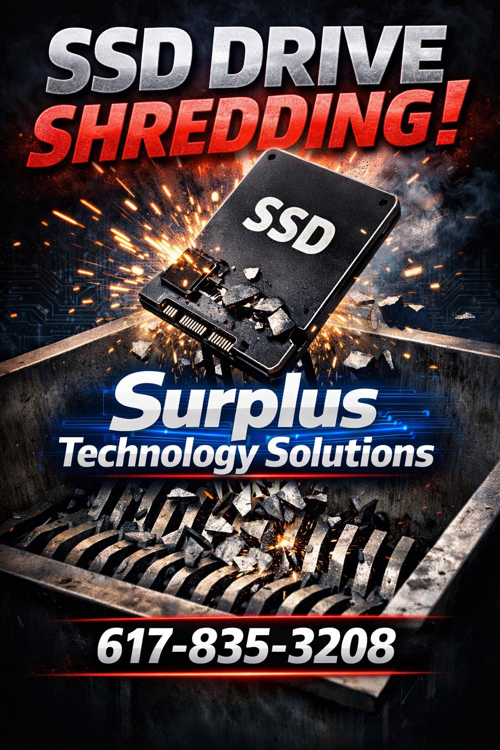 Surplus - SURPLUS TECHNOLOGY SOLUTIONS Secure SSD Drive Shredding ...