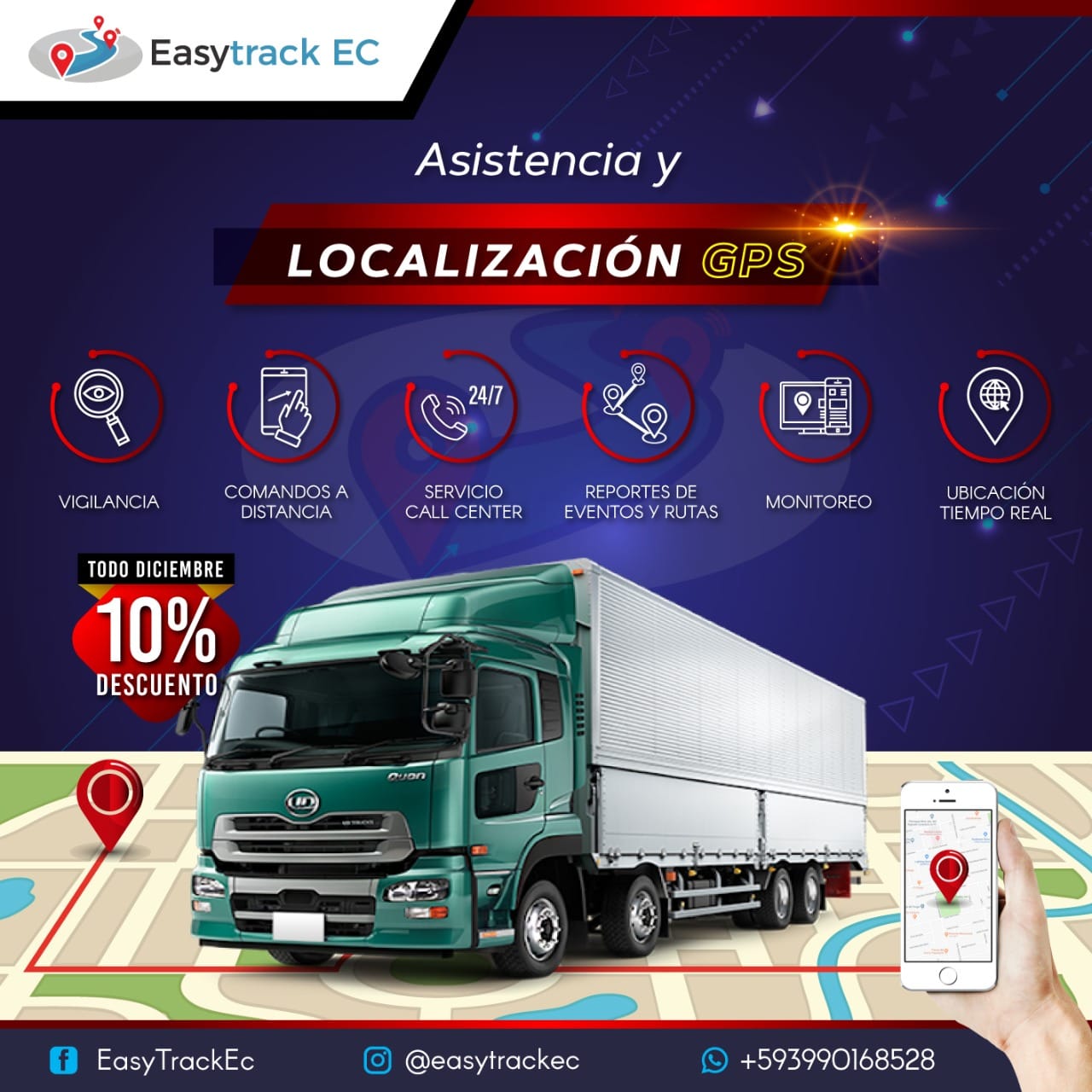 EasyTrack EC - ️ ️LOCALIZACION GPS para tu CAMIÓN ... | Facebook