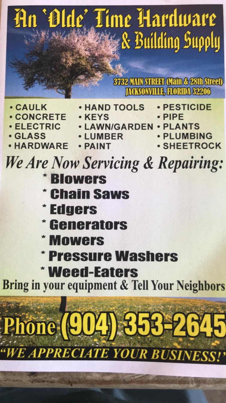 An Olde Time Hardware | Jacksonville FL