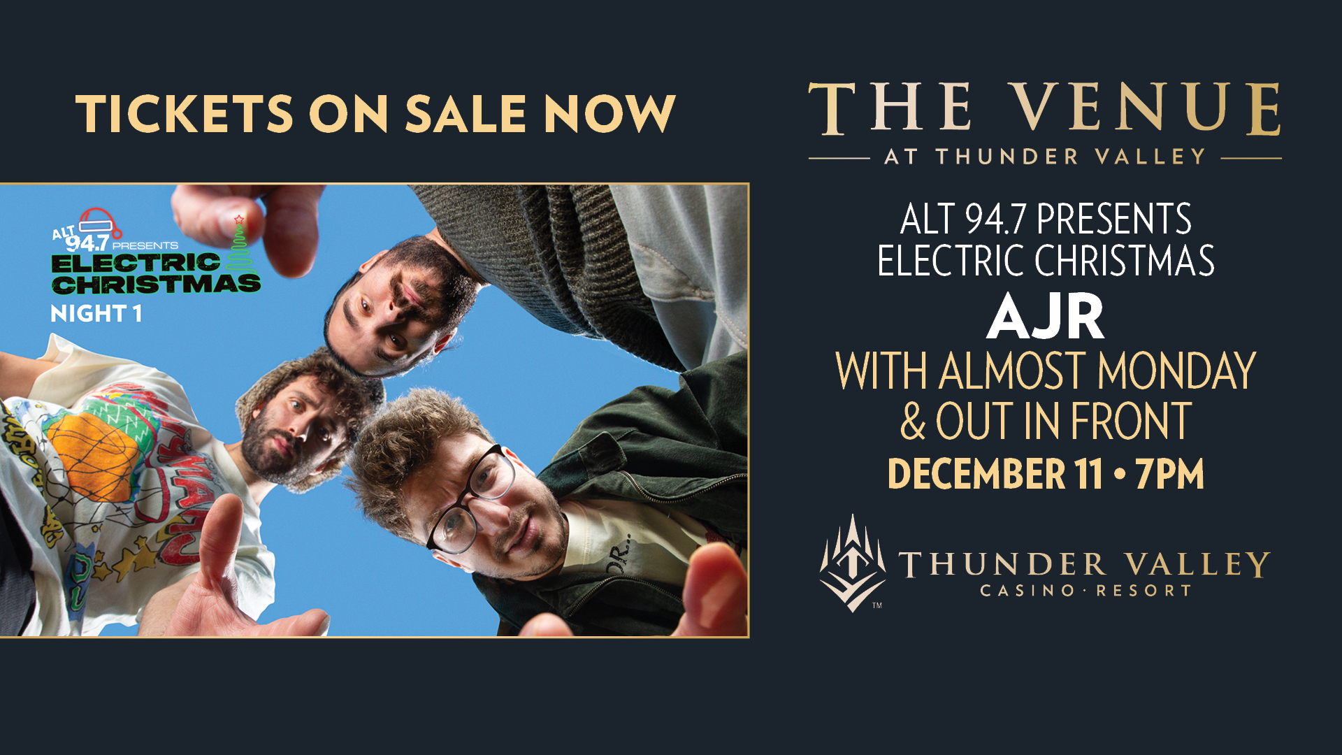 Alt 94.7 Presents Electric Christmas Night 1: AJR with Almost Monday ...