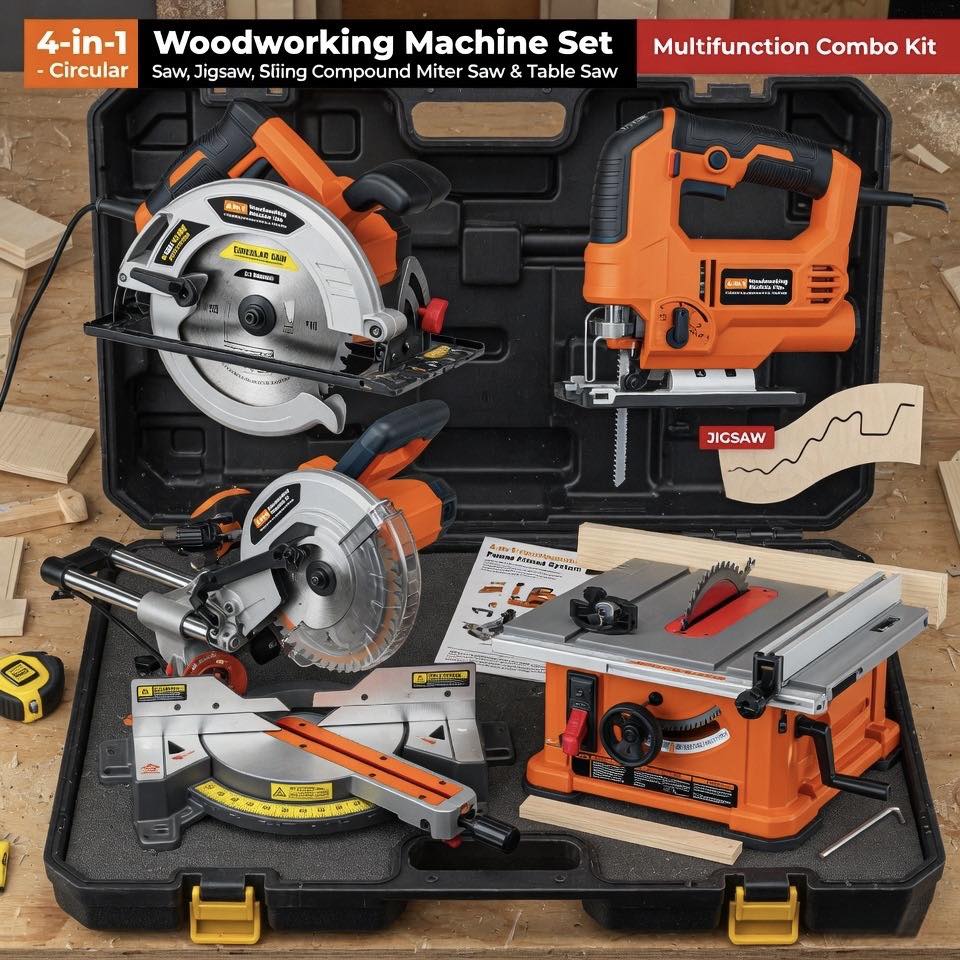 379-Piece Home Tool Kit – Portable Complete Household & Auto Repair Set, Unbranded