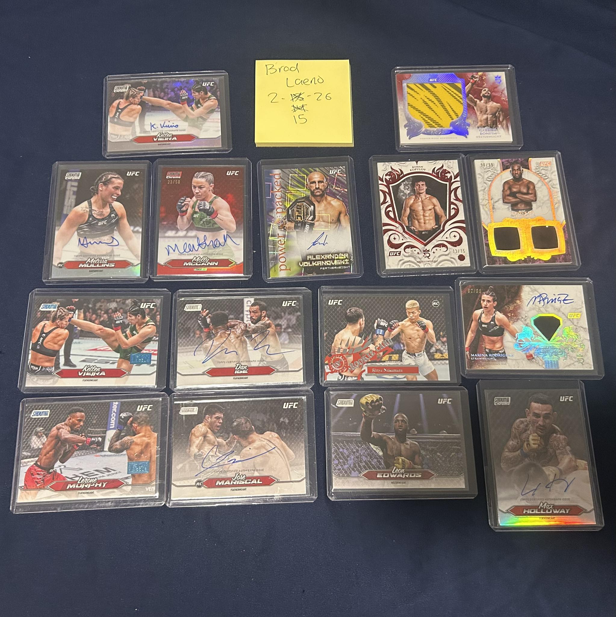 Ufc sports cards for sale
