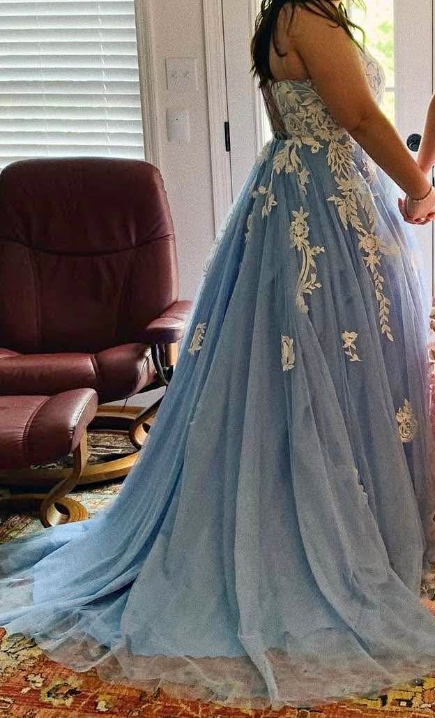 open lace back dress ASHLEYlauren Style 12258