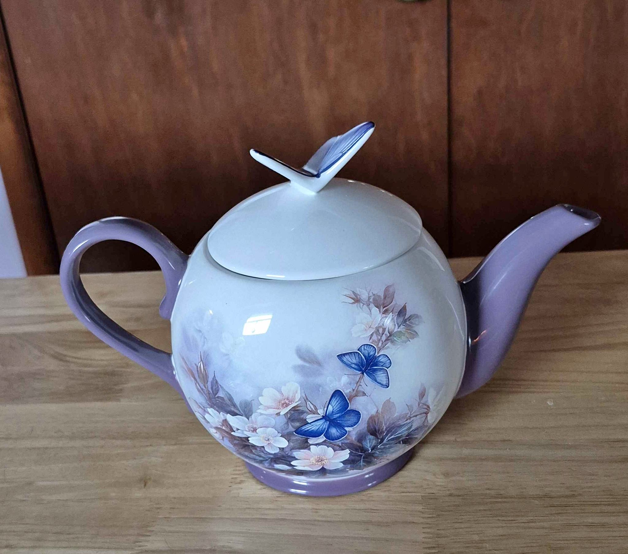 Vintage Blue Onion Teapot with Warmer Stand – Blue & White Porcelain ...