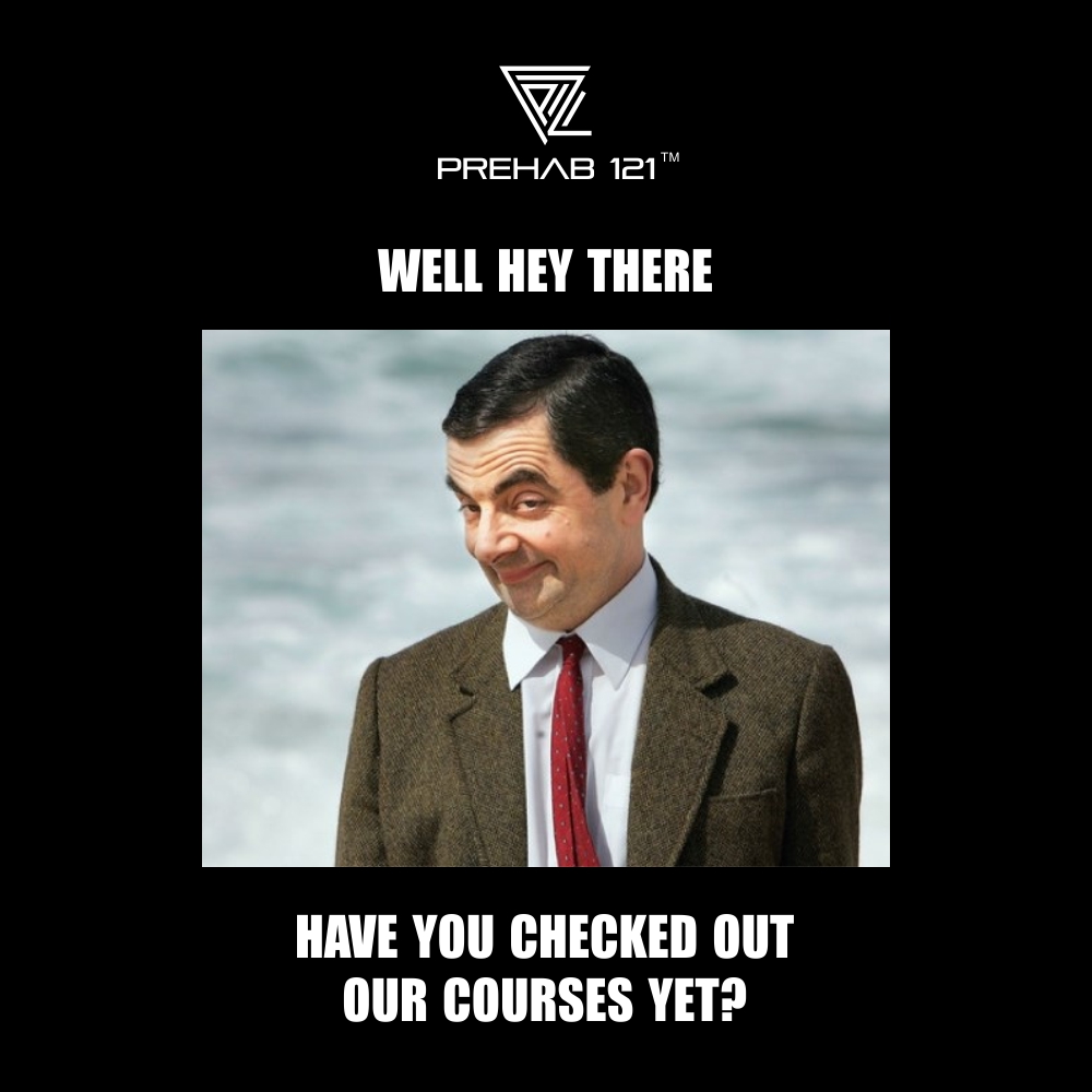 Type YES in comments below if you... - Prehab 121 Academy