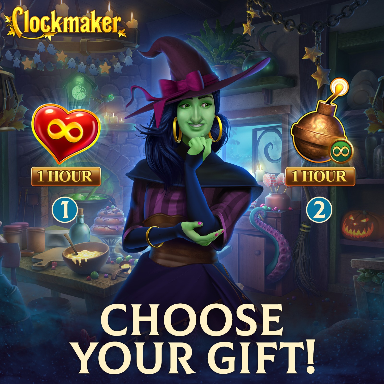 Clockmaker - Miraldina the Witch 🧙 from Anomalous Zone has 2 bonuses ...
