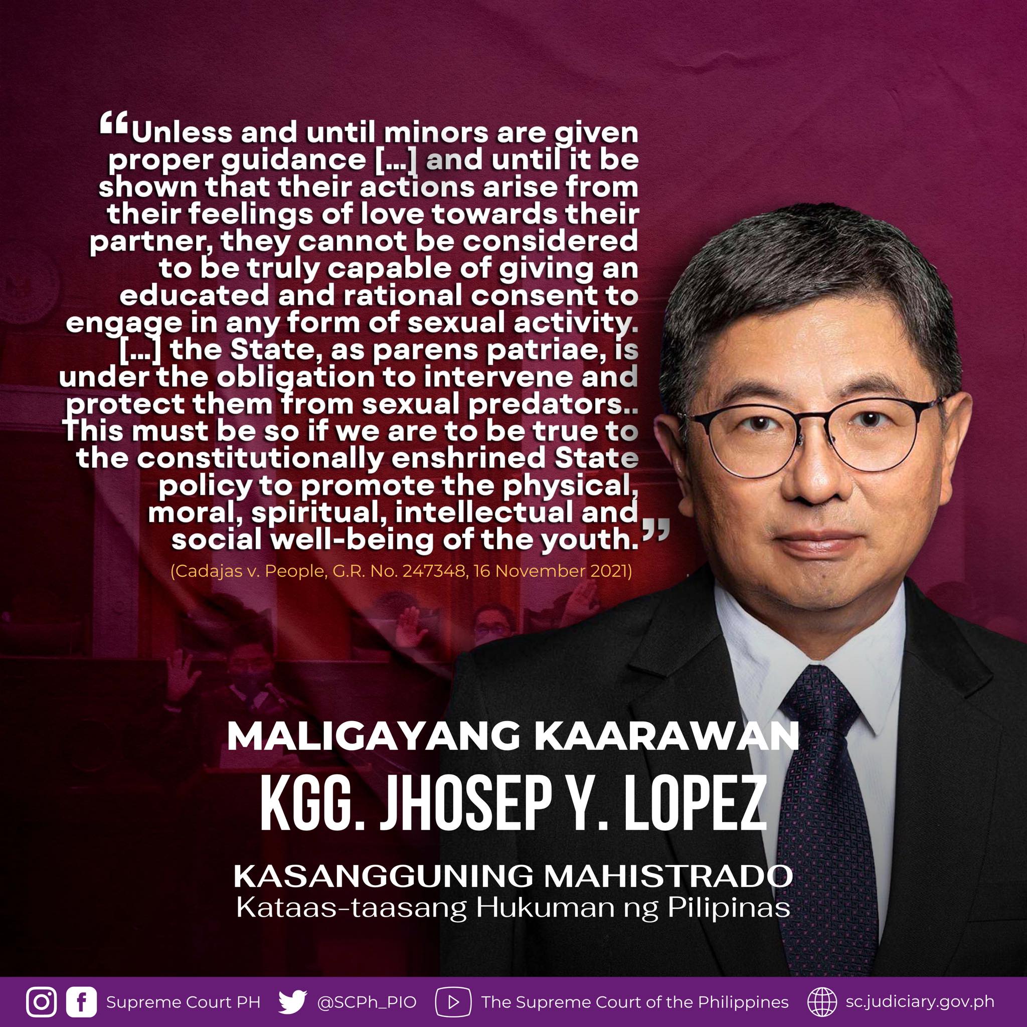 Happy 60th Birthday to Hon. Jhosep Y.... - Supreme Court PH