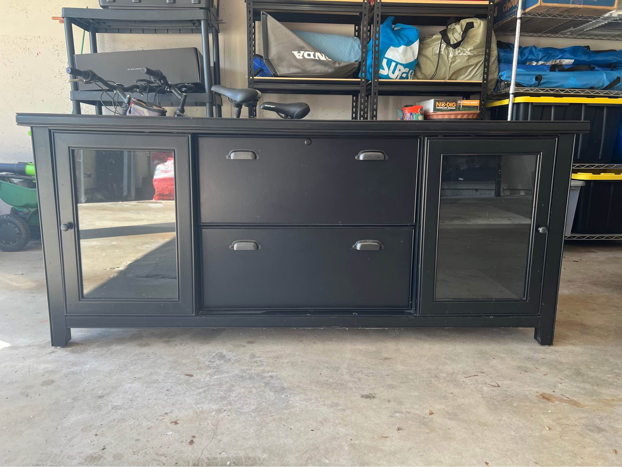 Large TV Stand / Credenza with Storage - Entertainment Units & TV