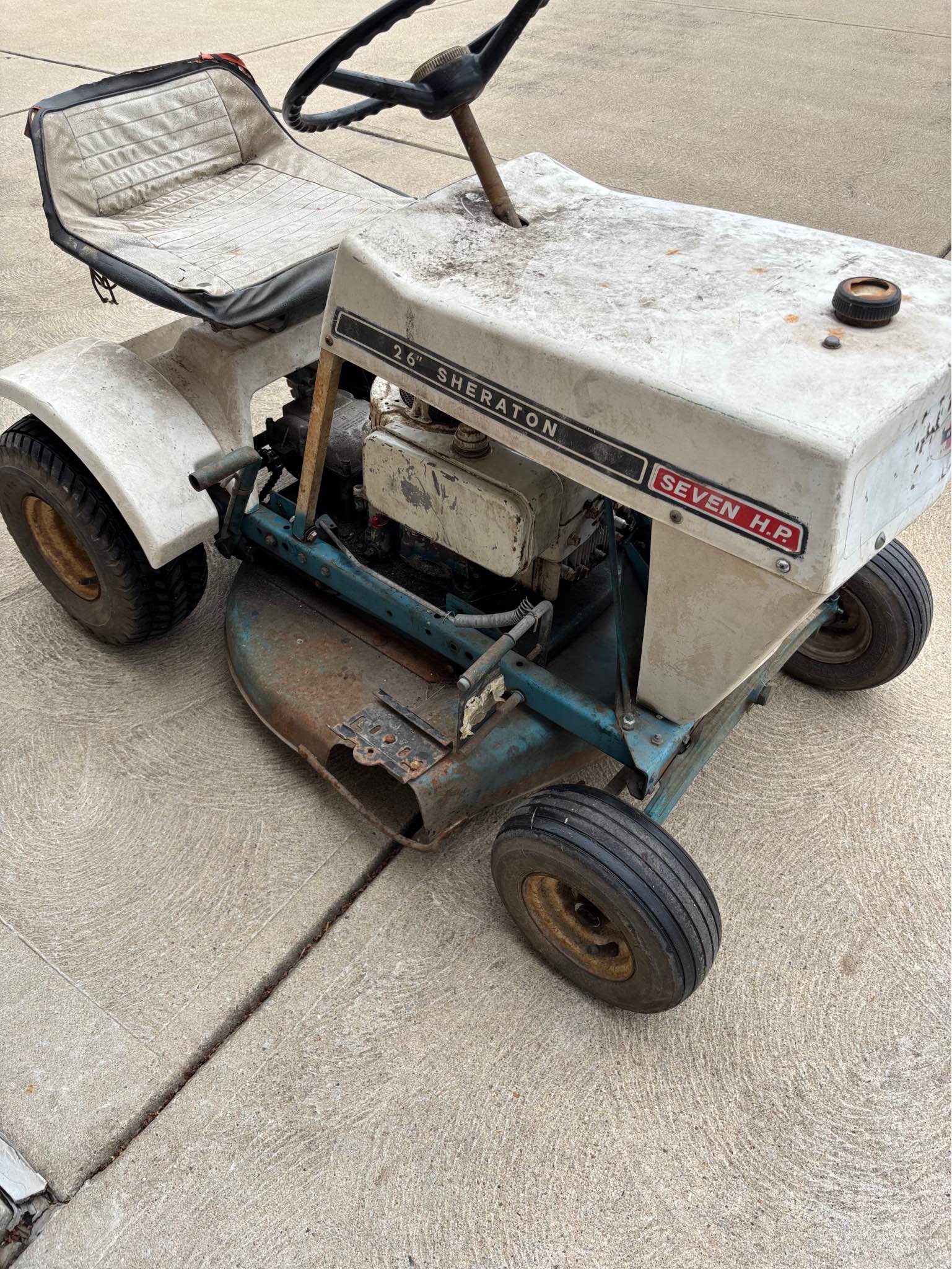 1968 Vintage Huffy Riding Mower PROJECT - Lawn Mowers - O'Fallon ...
