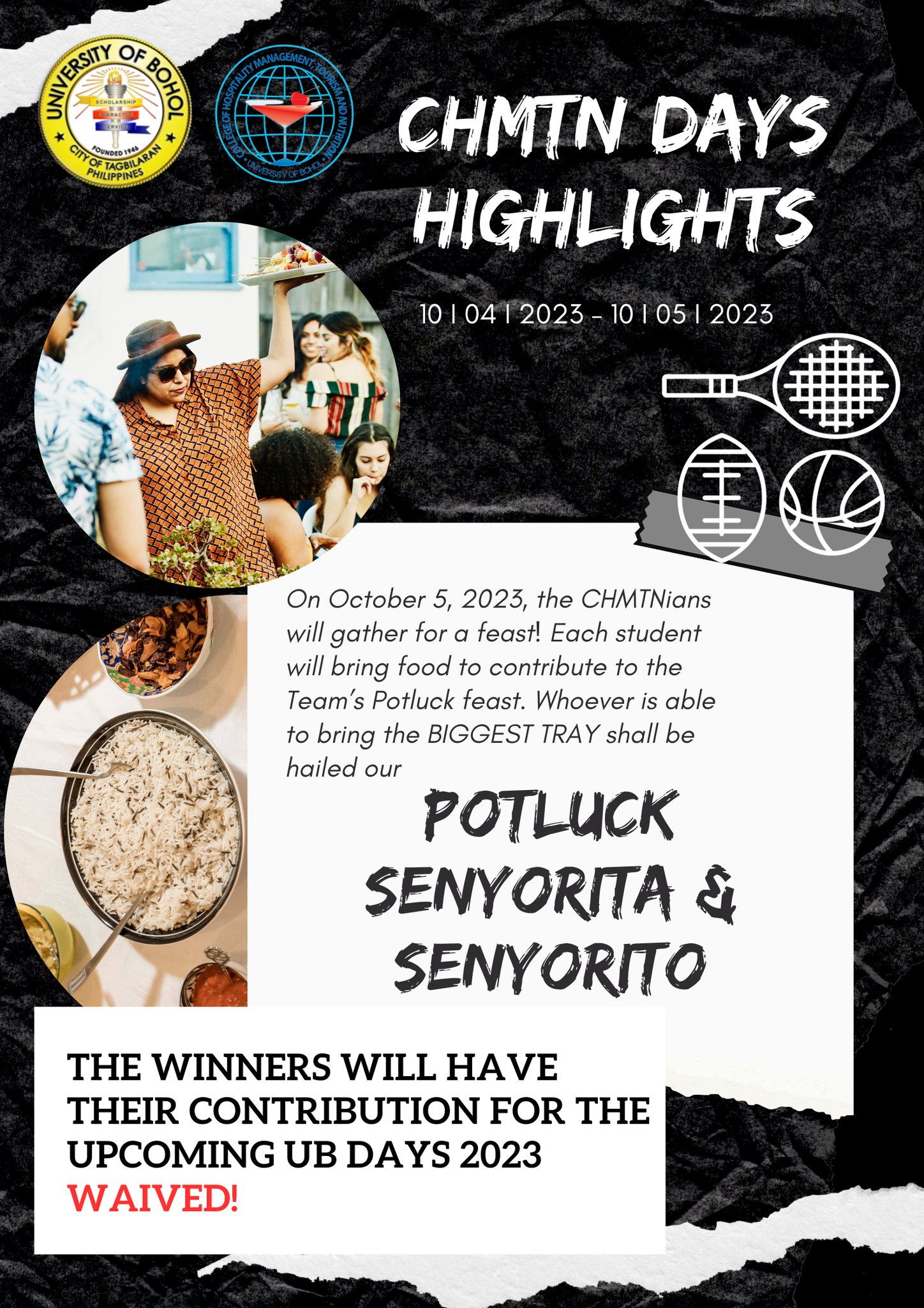 University - POTLUCK MECHANICS: 1. Bring food with the first letter of ...