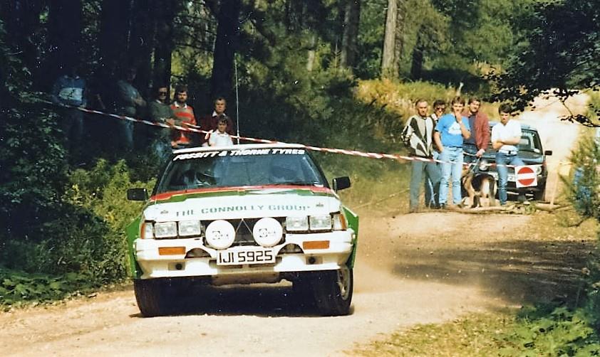 Geoff Tunnard in the Nissan (Blidworth)