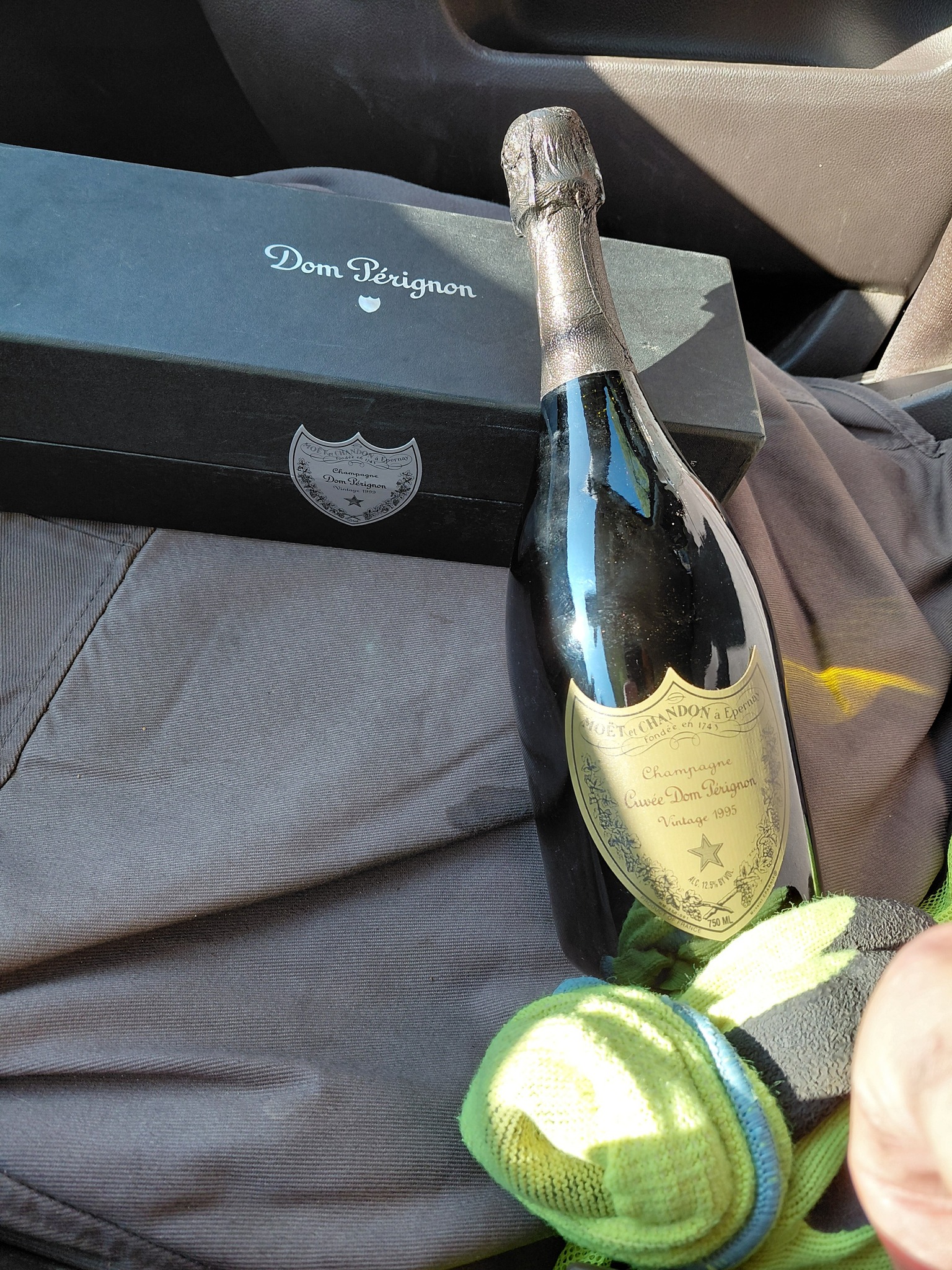 Signed wine bottles from 1996