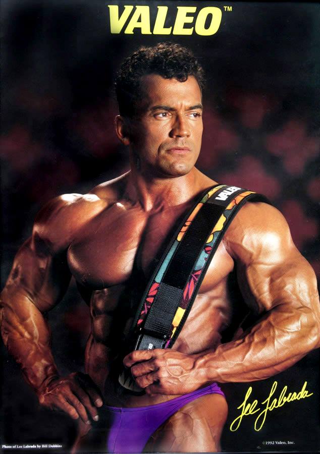 リー・ラブラダ 直筆サイン色紙 Lee Labrada IFBBプロ ボディビル Lee Labrada on the Cover of FLEX Magazine November 1989.