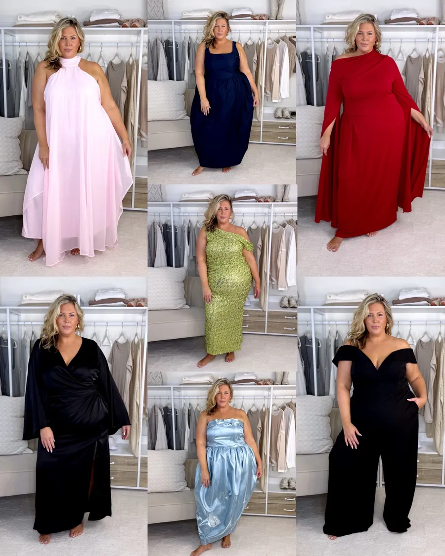 formal dress haul Eloquii occasion haul! Comment SHOP for all the info + outfit details! #plussize #occasionwear #plussizeoutfits #ootd LinkDM *966* Weddings