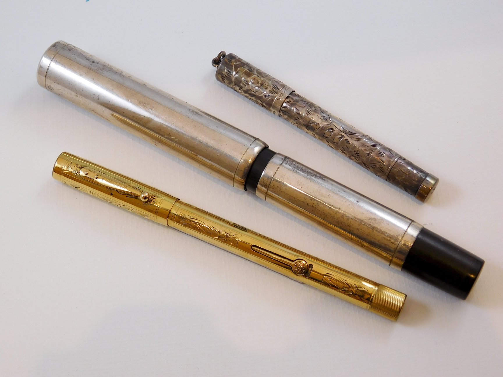 From the California Pen Show 2024, a fine silver Waterman's 412