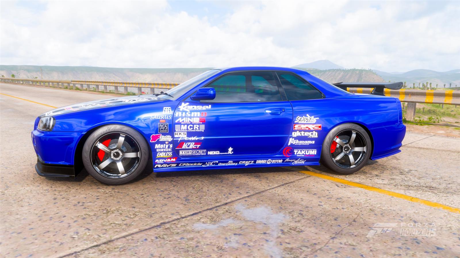 ADVAN Racing R6 R34 SKYLINE GT-R tuned by Kansai Service Machining 