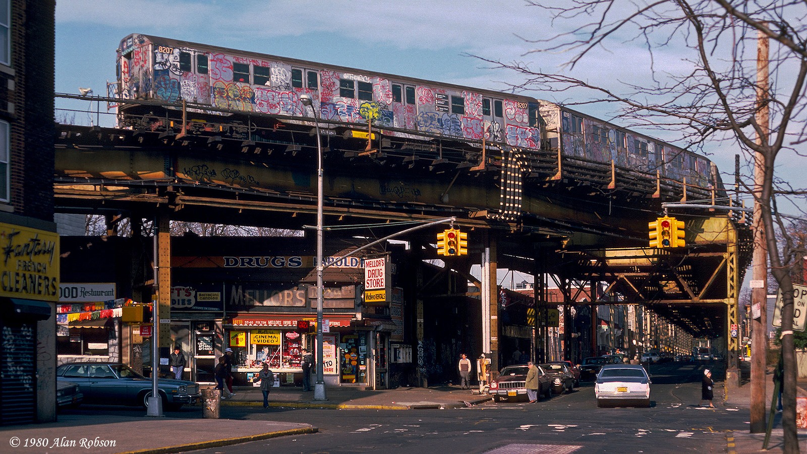 Blackpooltrams - 1970s style New York Subway graffiti. R27 stock on the ...