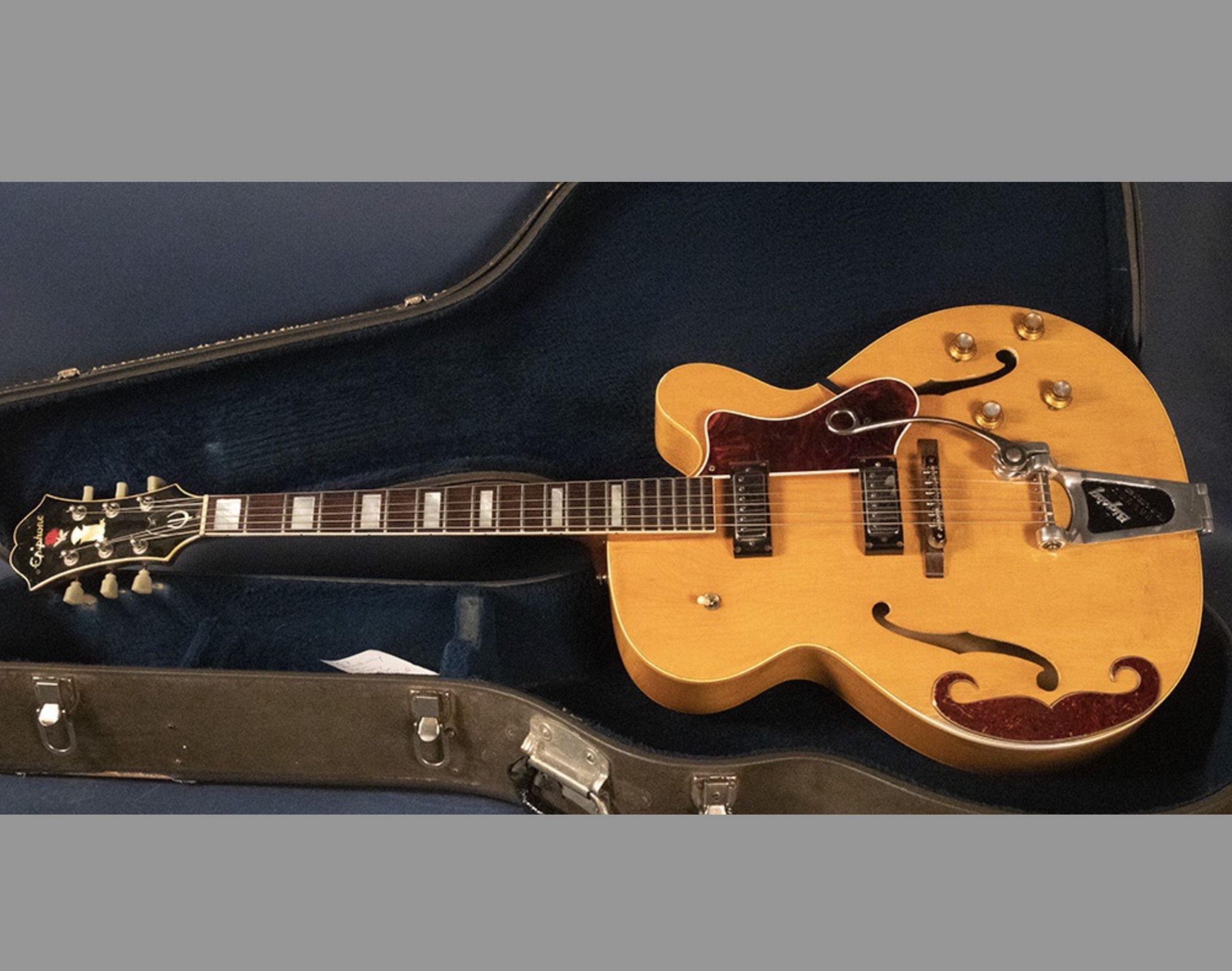 Customized 2005 Epiphone Broadway with Gibson P90's and Bigsby B6
