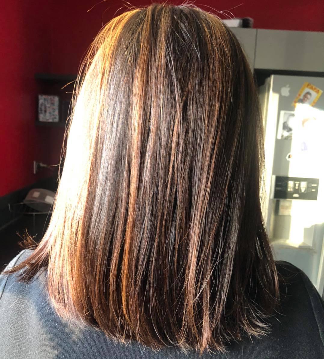 Balayage Miel Sur Cheveux Bruns Avant Après