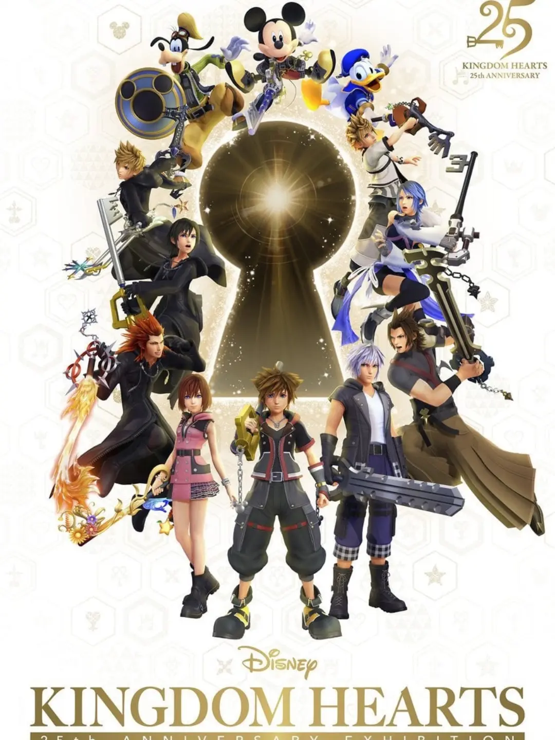 ゲームキャラクター Kingdom Hearts 25th anniversary Kingdom Hearts 25th anniversary exhibit key art revealed
