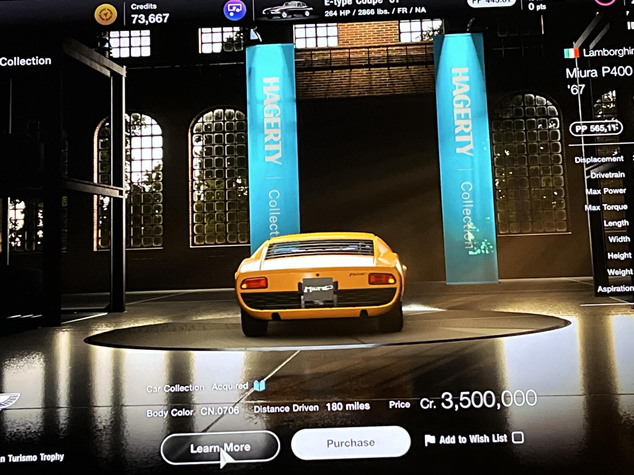 1967 Lamborghini Miura P400 - Midjourney v 6.0 - Summer 2024