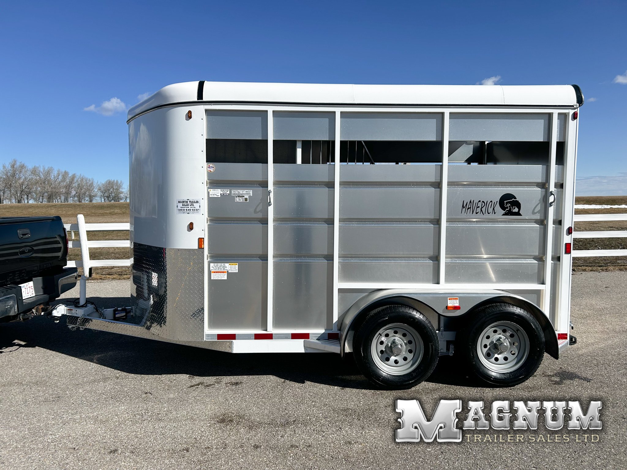 2027 Maverick 13' 2 horse stock combo bumper pull trailer - Livestock ...