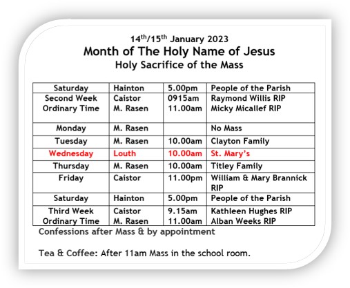 Catholic Parish of the Holy Rood, Market Rasen | Market Rasen
