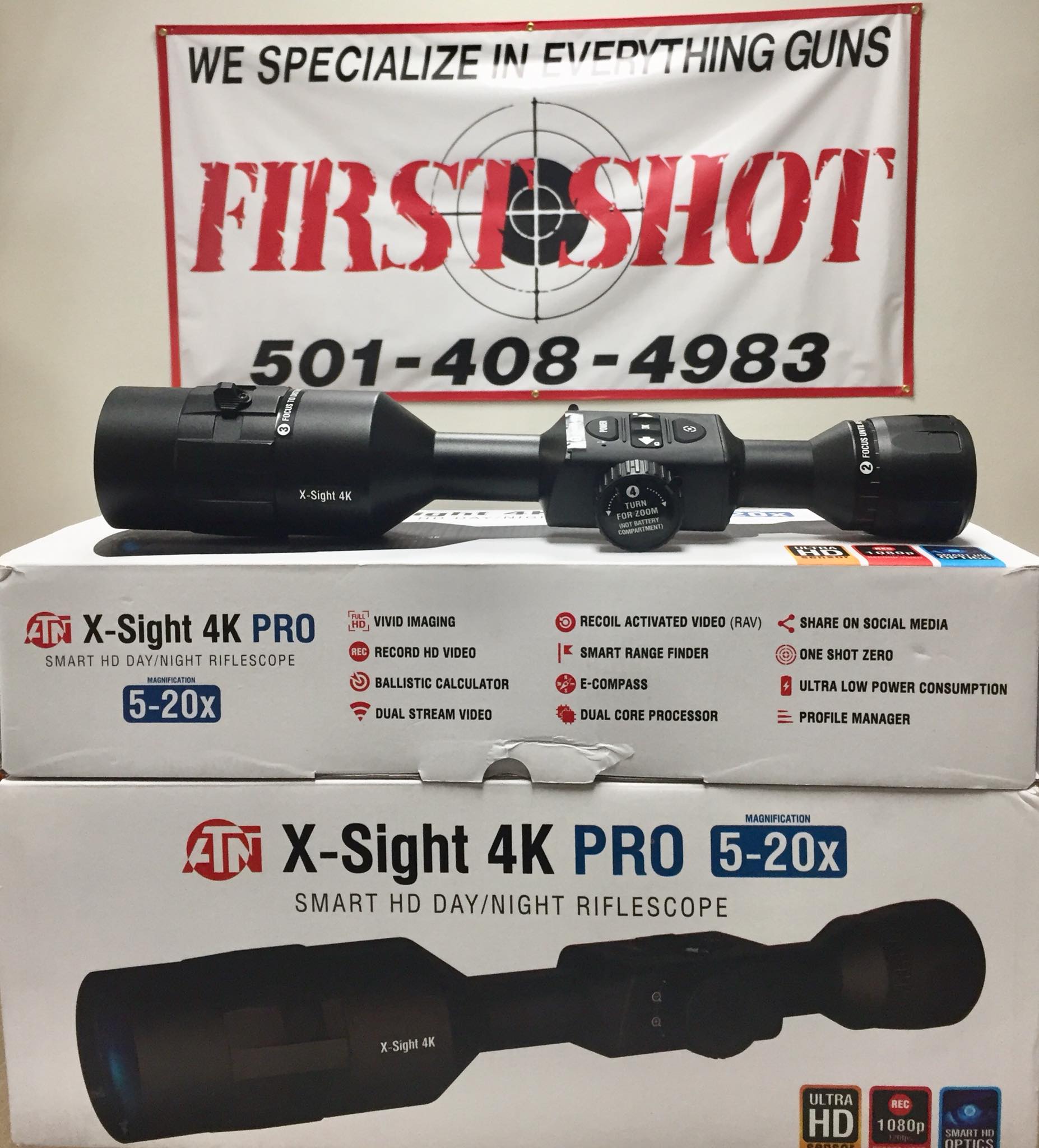 First Shot LLC. - The all new ATN X-Sight 4K Pro Smart...