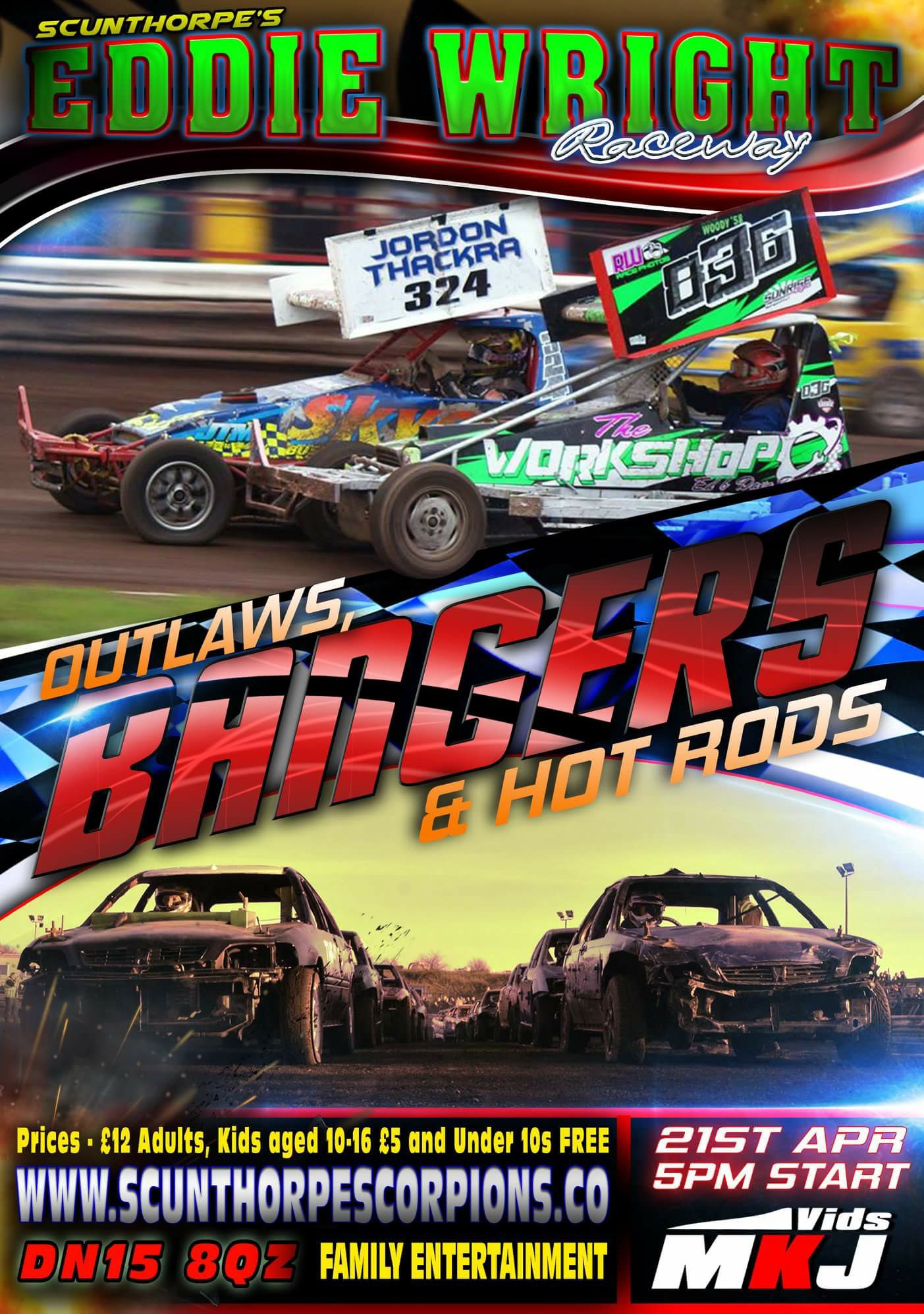 Scunthorpe Raceway - Bangers & Stockcars - BOOKING LISTS FOR 21st APRIL ...