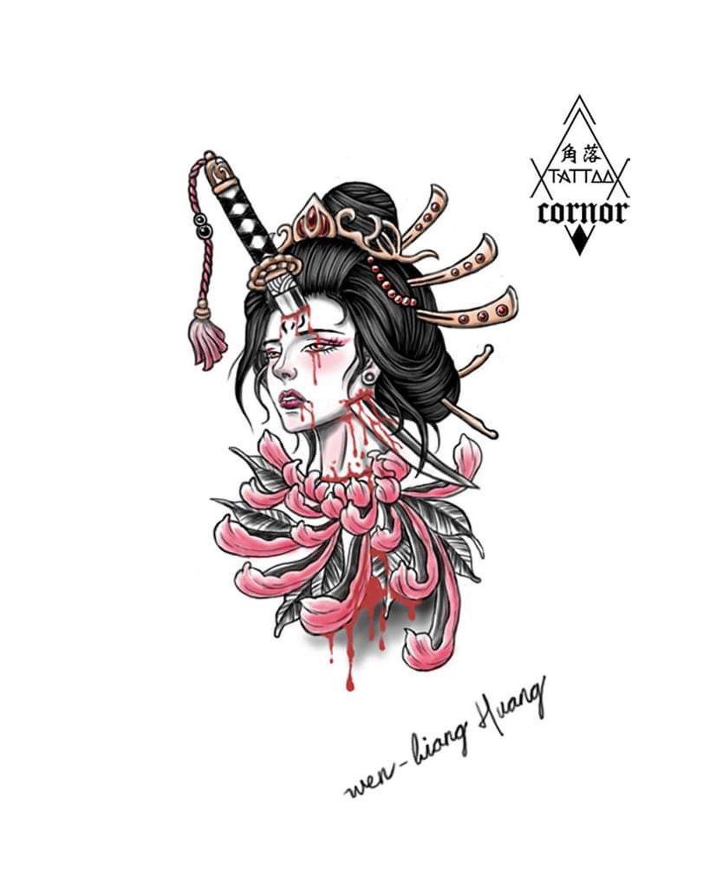 認領圖-[生首·藝妓] 生首紋身擁有可以驅趕死亡 疾病... - 角落刺青Cornor_tattoo | Facebook