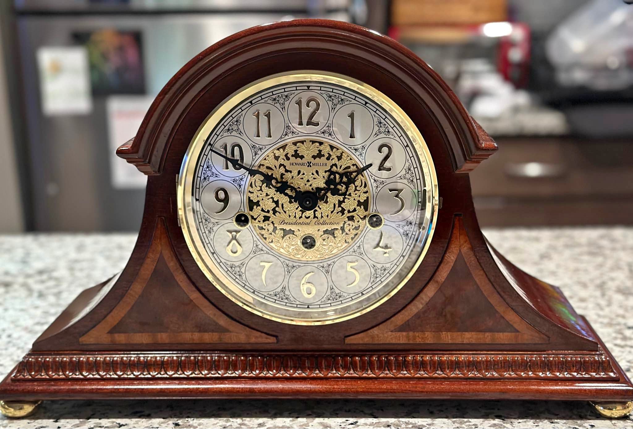 Howard Milller Presidential Collection Mantle Clock-Beautiful - Desk ...
