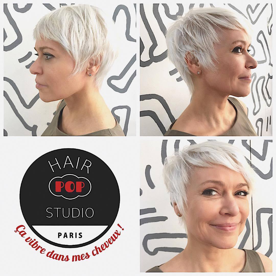 Coupe Courte Avec Frange Asymétrique