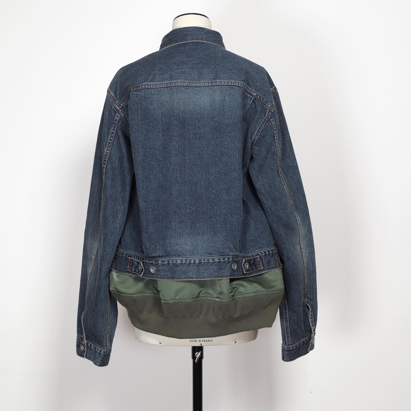 MaW - . [sacai] 22-05964 Denim × Nylon Twill Mix Blouson. デニムに 