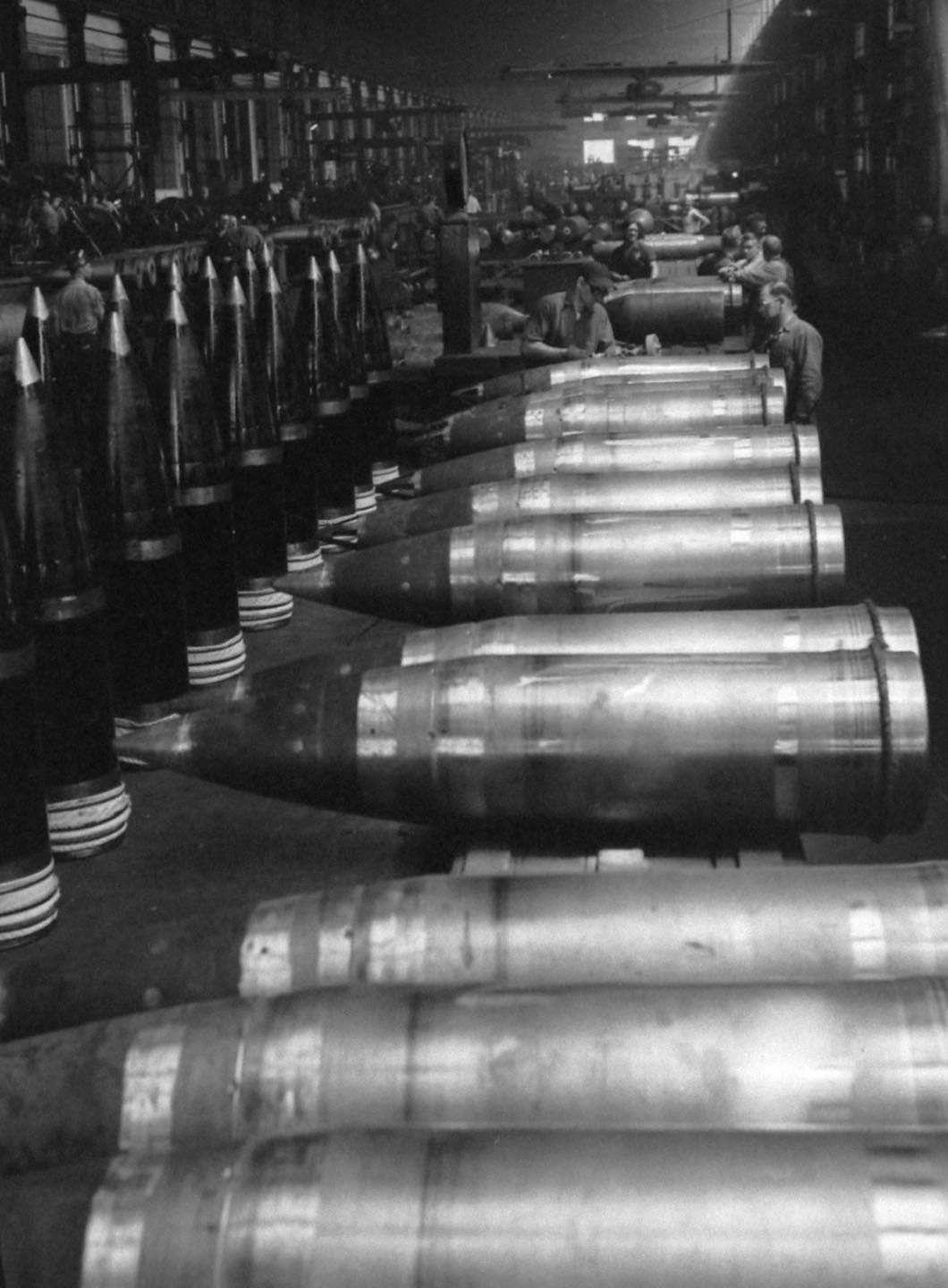 World - 16-inch shells are manufactured at Bethlehem Steel in ...
