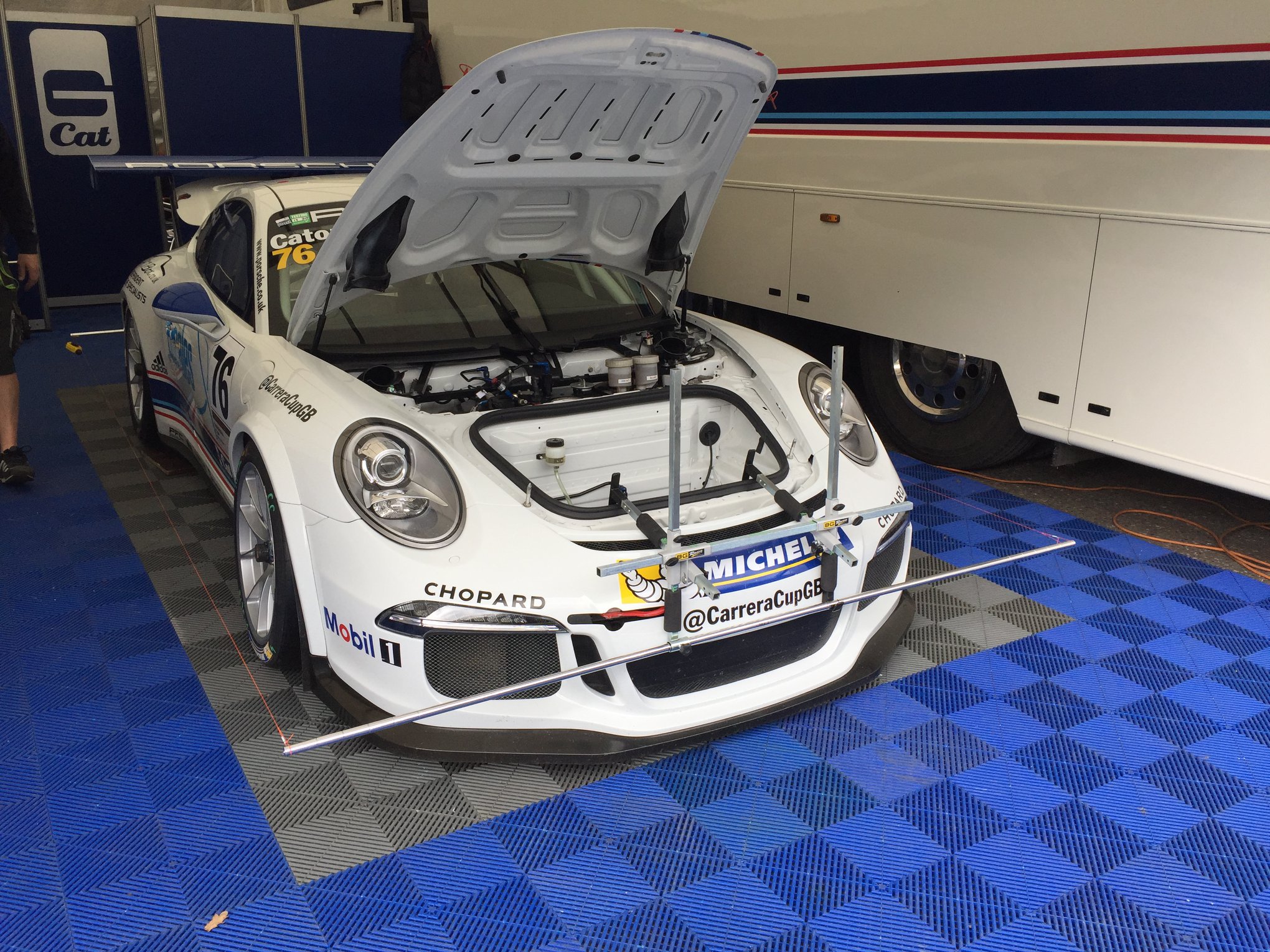 Brown - GCAT Racing use a B-G Racing String Lines Kit to achieve ...