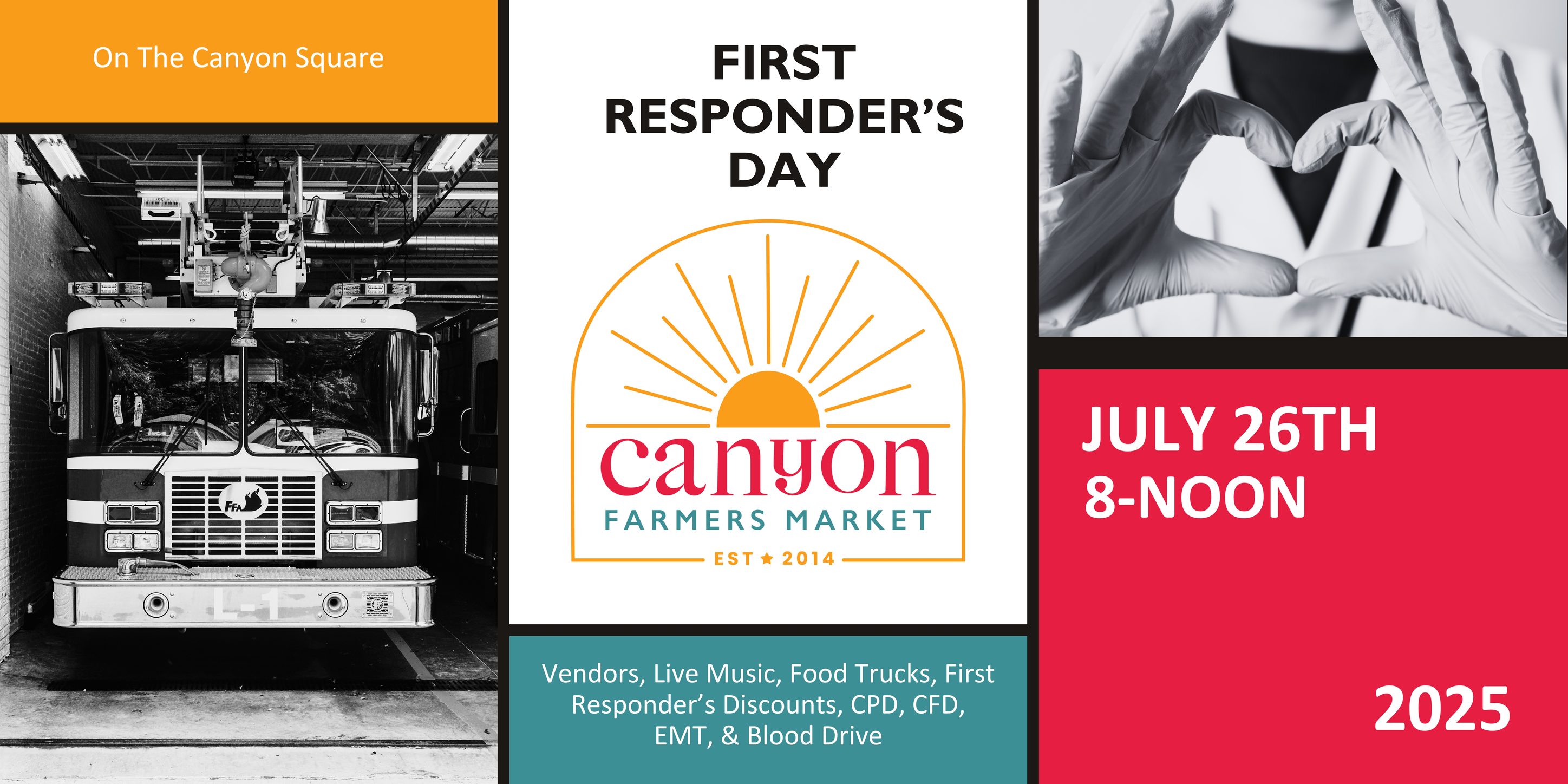 First Responder’s Day at the Canyon Farmers Market