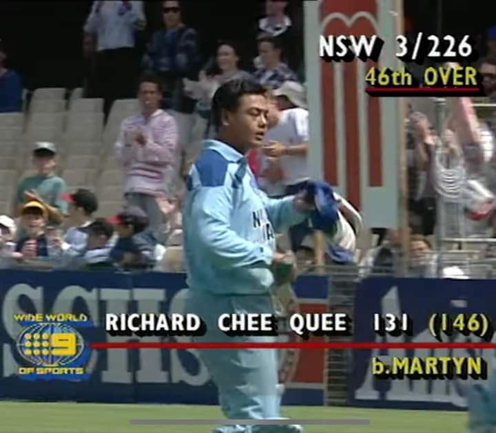 Australian - Richard Chee Quee, who was the second player of Chinese ...