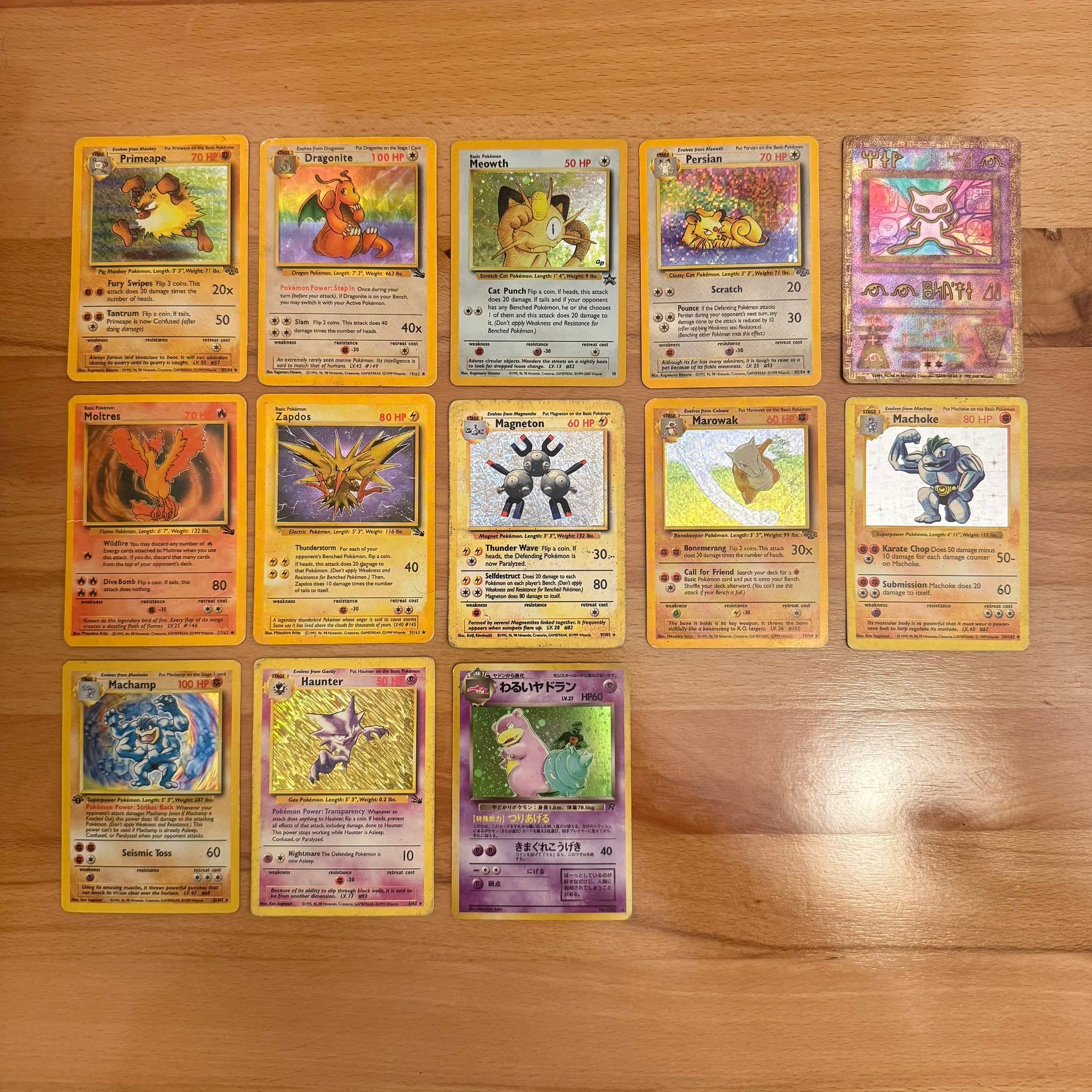 old pokemon cards back Base set Special Set 3 Top 5 Pokemon Card Back