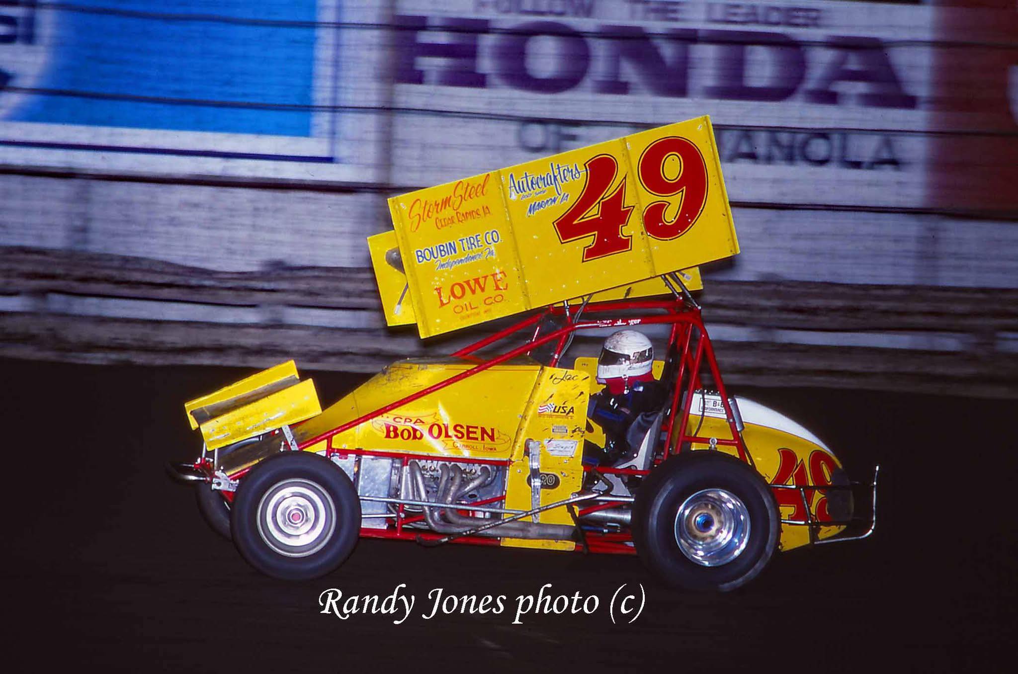 Jac Haudenschild at 1989 Knoxville Nationals