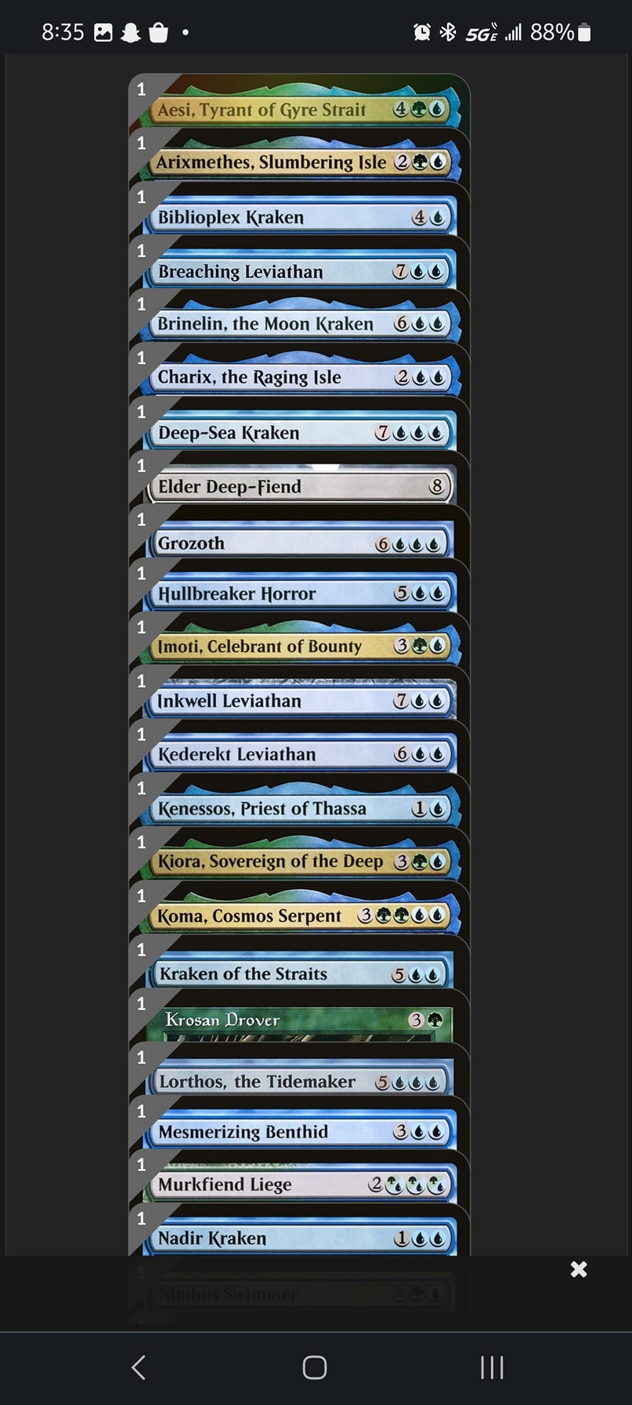 mtg how many lands in a 80 card deck Basic Land Brick 80 card deck lands ratio?