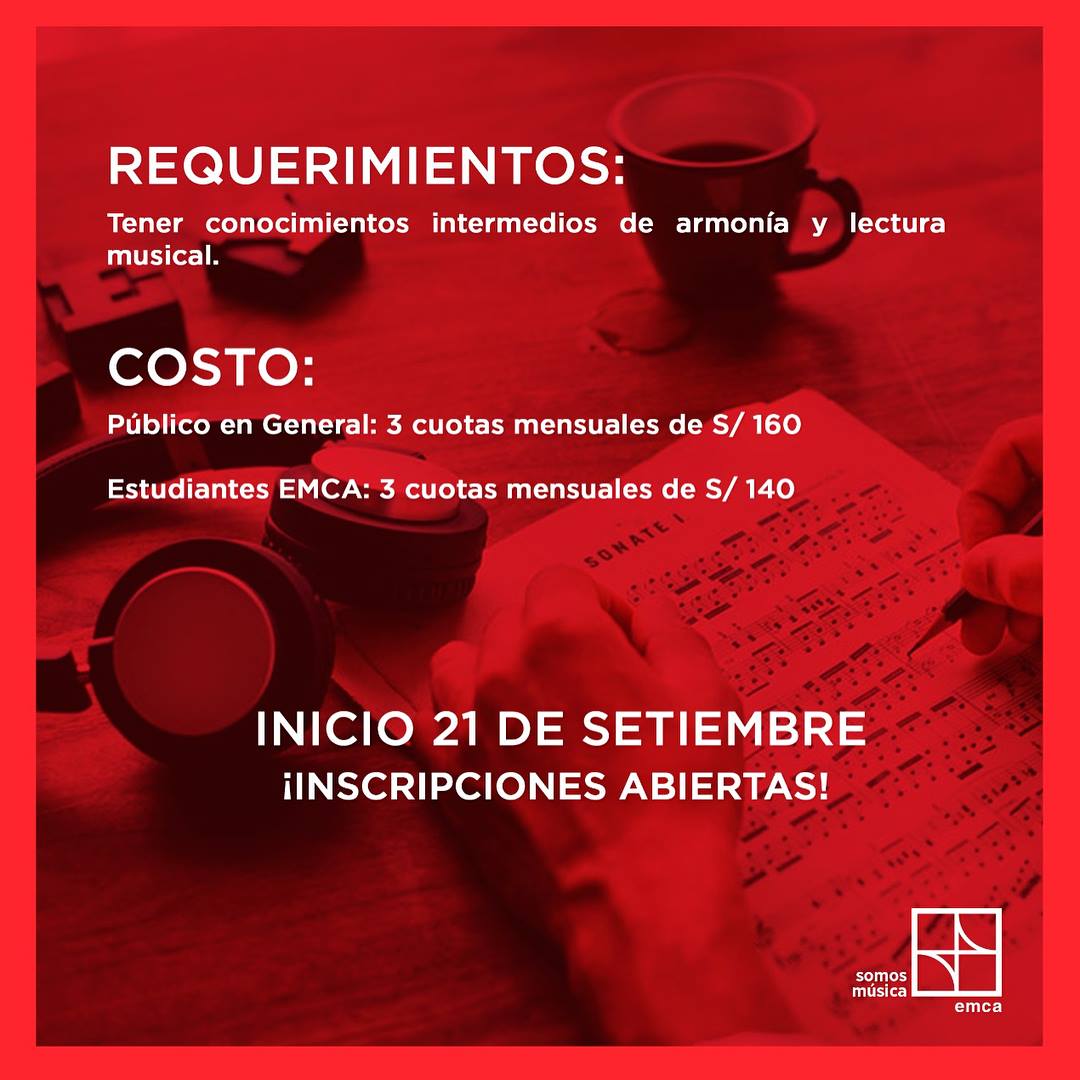 Conoce... - EMCA - Escuela de Música Contemporánea de Arequipa