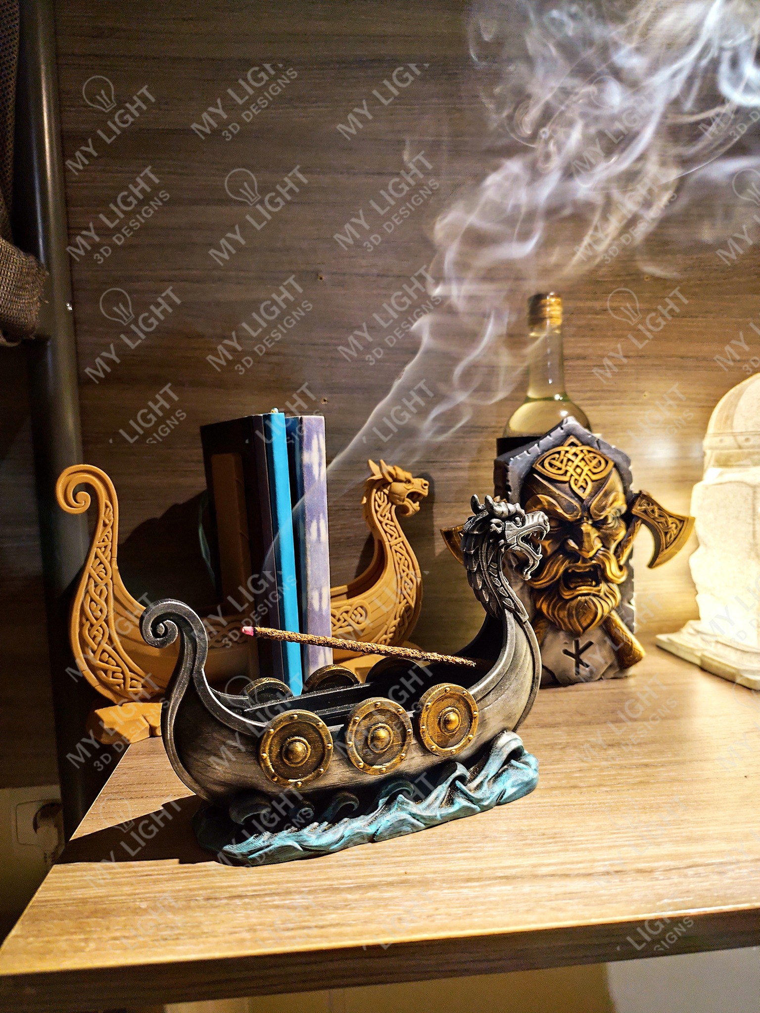 Alex Dimitrov's Nordic Collection 3D printed Viking decor