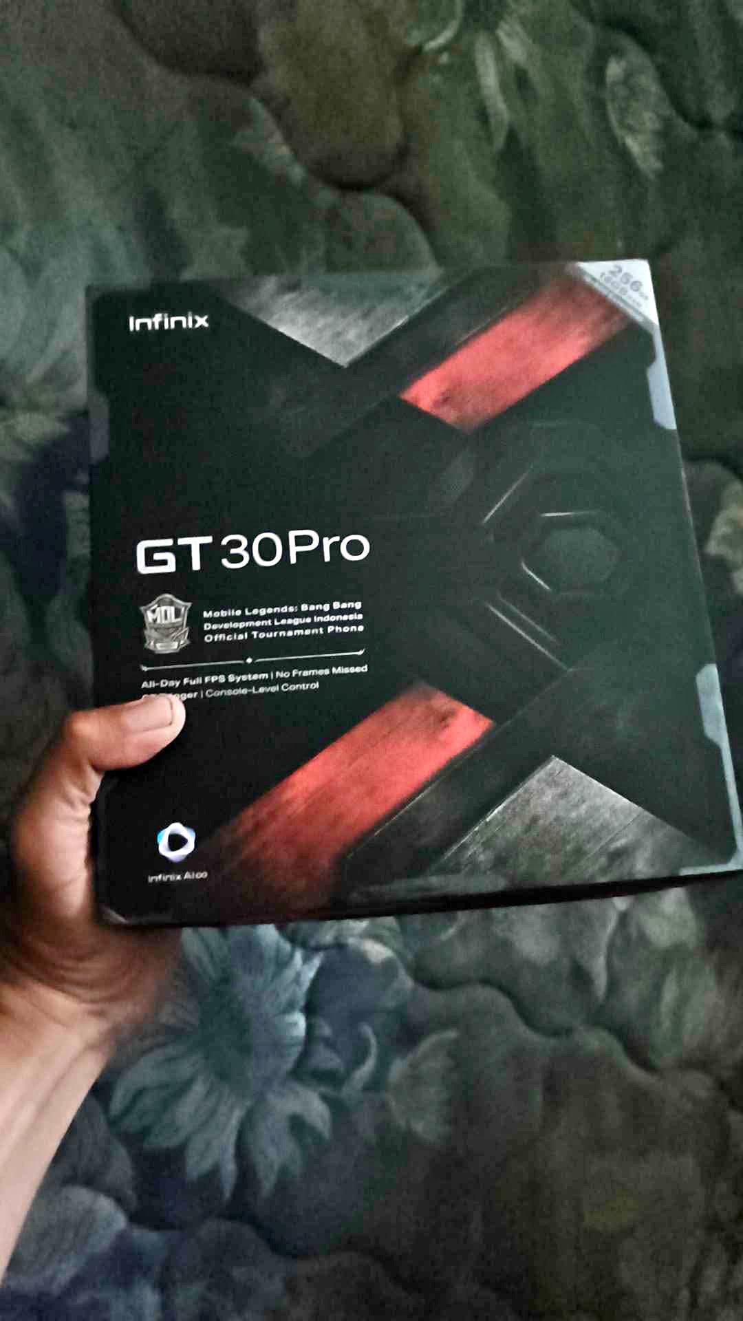 Infinix GT 30 Pro RAM 8/256 GB Dark Flare Gift Box Baru Segel Dos ...
