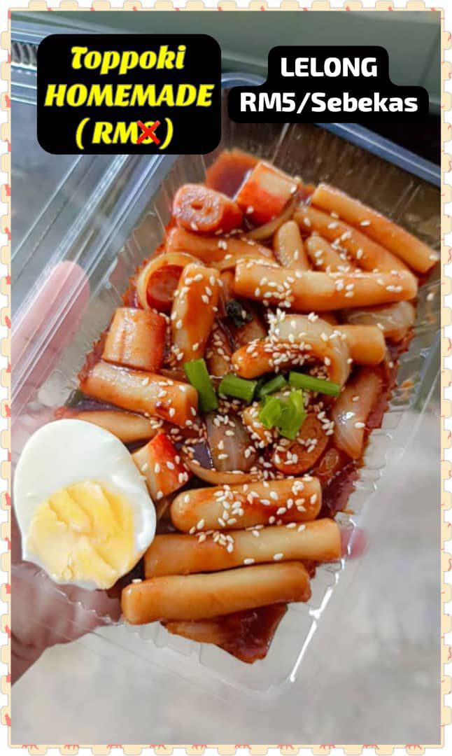 Adecq - ‼️ *EXTRA TOPPOKI HOMEMADE 2 BEKAS RM10 SHJA* ‼️ - Toppoki ...