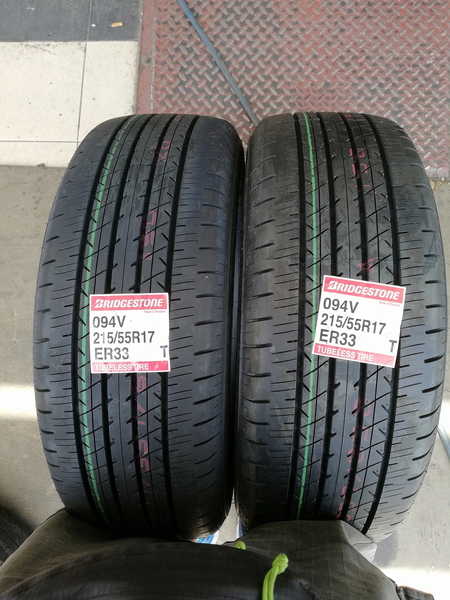 BRIDGESTONE TURANZA ER33 215/55R17 Tq member support 